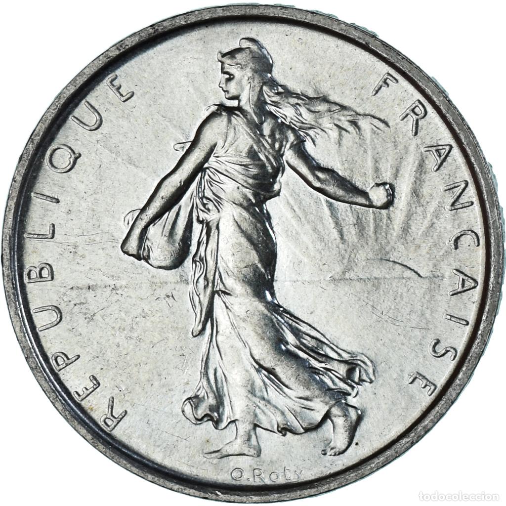 Monedas antiguas de Europa: [#1112261] Moneda, Francia, Semeuse, 5 Francs, 1969, Paris, SC, Plata, KM:926, Gadoury:770