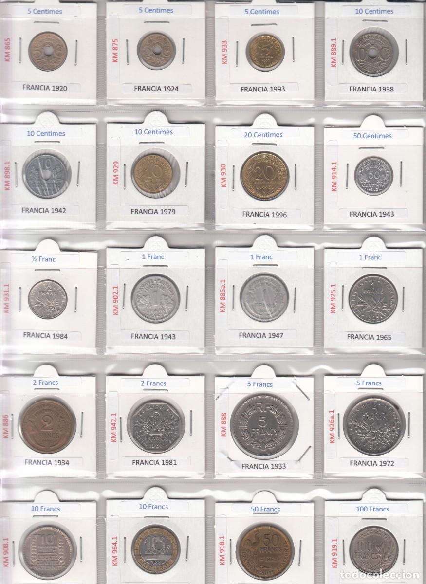 Monedas antiguas de Europa: FRANCIA: 20 MONEDAS VARIADAS - Foto 1