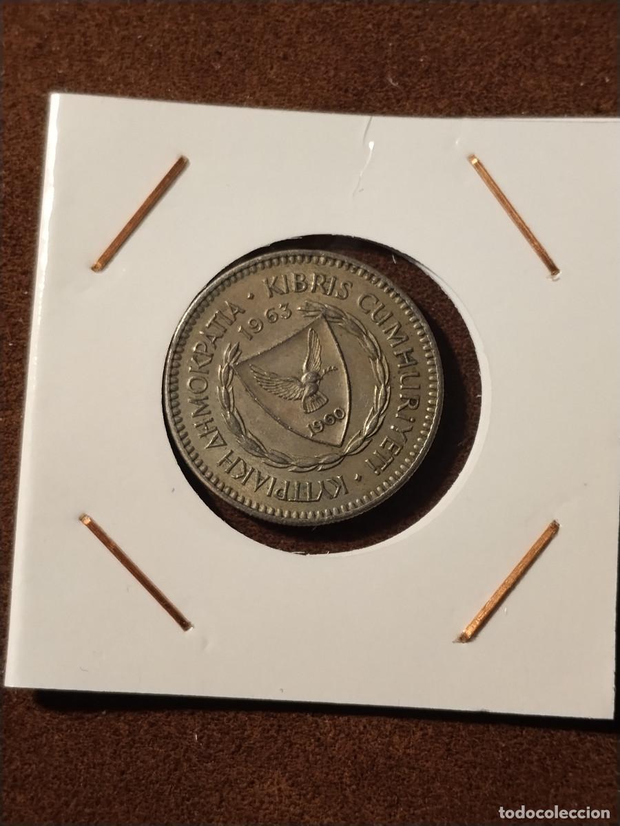 Monedas antiguas de Europa: CHIPRE 50 MILS 1963 - REP&Uacute;BLICA DE CHIPRE - CUPRON&Iacute;QUEL