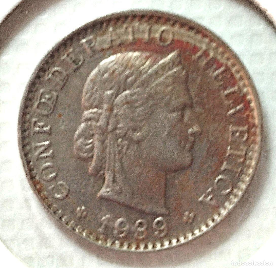 Monedas antiguas de Europa: SUIZA . 20 RAPPEN 1939