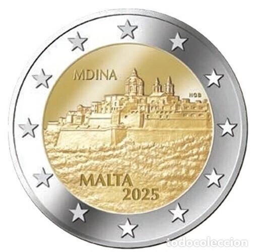 Monedas antiguas de Europa: 2 euros MALTA 2025 - Mdina