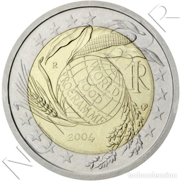 Monedas antiguas de Europa: 2 euros ITALIA 2004 - Programa Mundial de Alimentos
