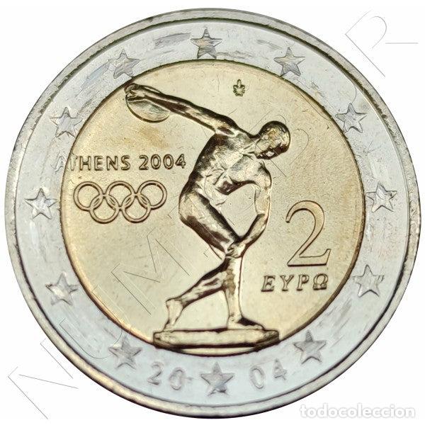 Monedas antiguas de Europa: 2 euros GRECIA 2004 - Juegos Ol&iacute;mpicos de Atenas 2004
