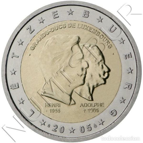 Monedas antiguas de Europa: 2 euros LUXEMBURGO 2005 - Enrique y Adolfo
