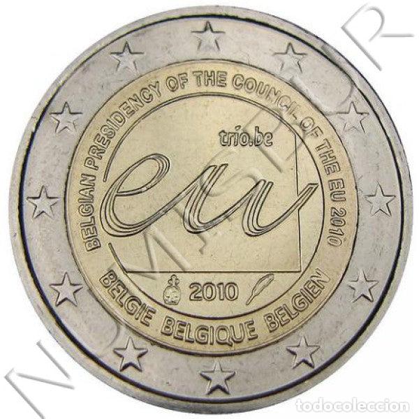 Monedas antiguas de Europa: 2 euros BELGICA 2010 - Presidencia de la Uni&oacute;n Europea