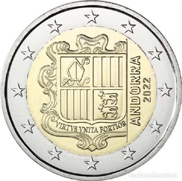 Monedas antiguas de Europa: 2 euros ANDORRA 2022 - Circulante
