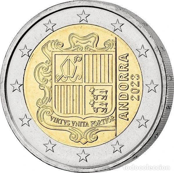 Monedas antiguas de Europa: 2 euros ANDORRA 2023 - Circulante