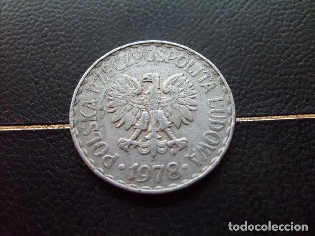 Moedas antigas da Europa: POLONIA 1 ZLOTY 1978