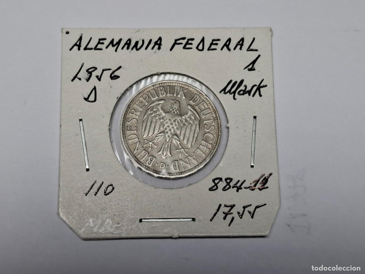Monedas antiguas de Europa: 1 MARCO de 1956 D KM 110 ALEMANIA FEDERAL en MBC