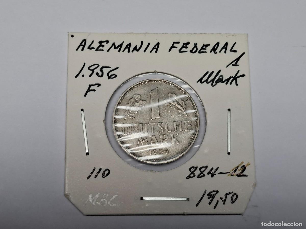 Monedas antiguas de Europa: 1 MARCO de 1956 F KM 110 ALEMANIA FEDERAL en MBC