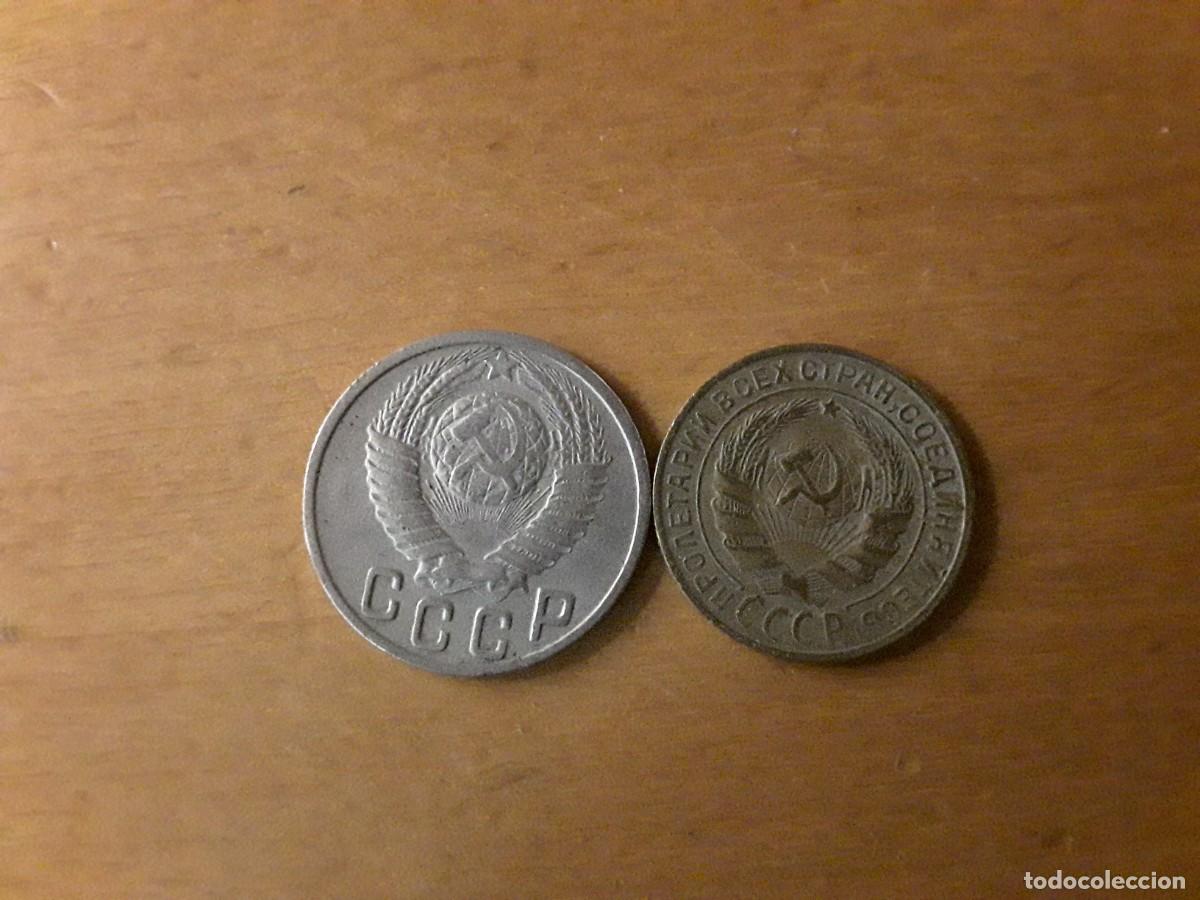 Monedas antiguas de Europa: URSS - LOTE 15 KOPEKS A&Ntilde;O 1949 + 2 KOPEKS A&Ntilde;O 1933.