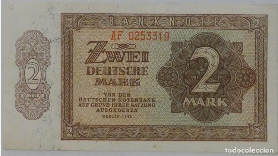 Monedas antiguas de Europa: ALEMANIA DEMOCRATICA 2 MARCOS 1948