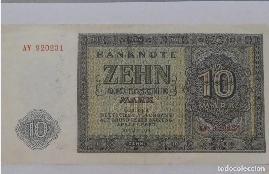 Monedas antiguas de Europa: ALEMANIA DEMOCRATICA 10 MARCOS 1948