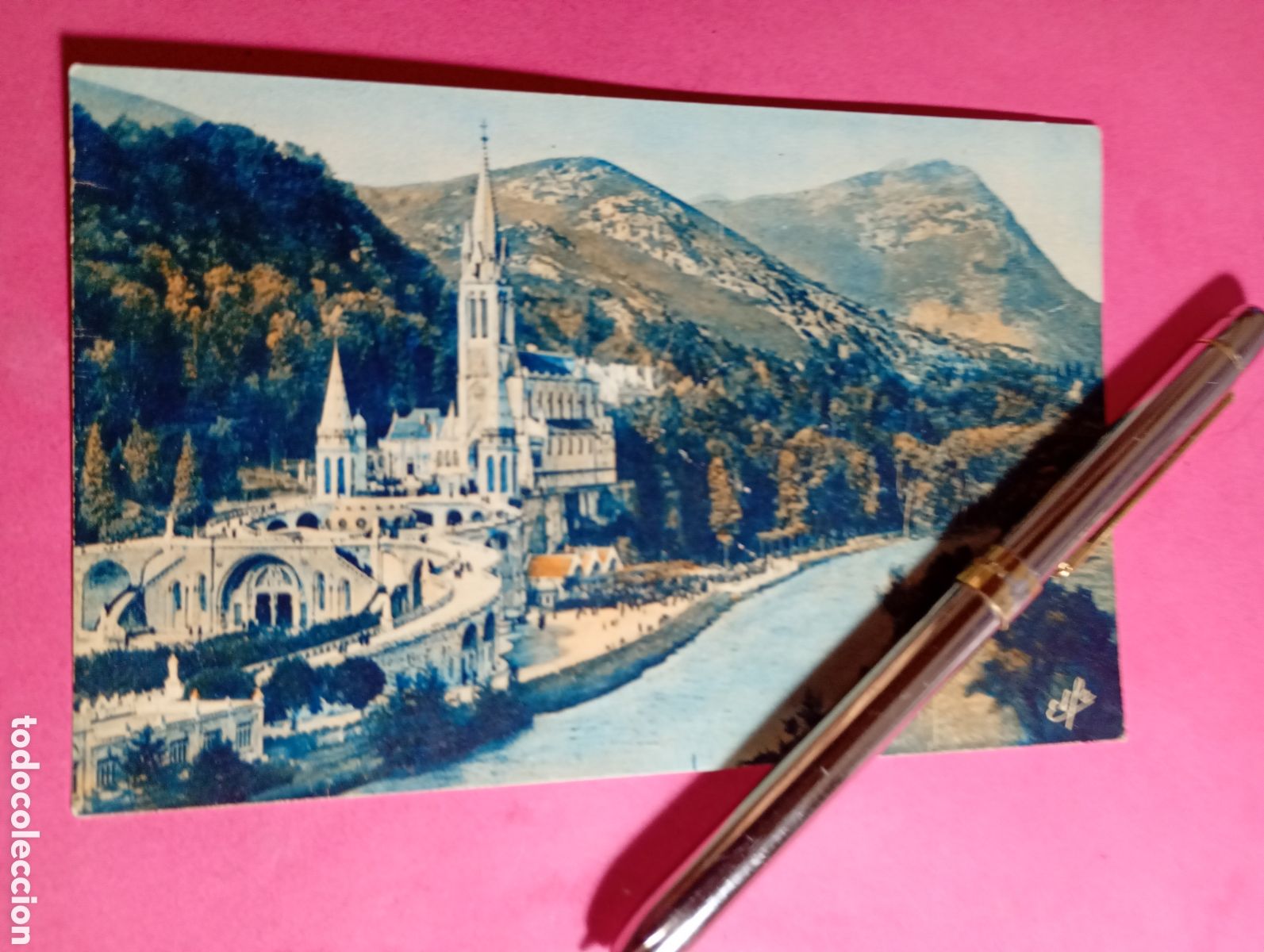 Monedas antiguas de Europa: LOURDES N&ordm; 791 LA BASILICA Y LA CUEVA FRANCIA FRANCE en frances - detalles en fotos