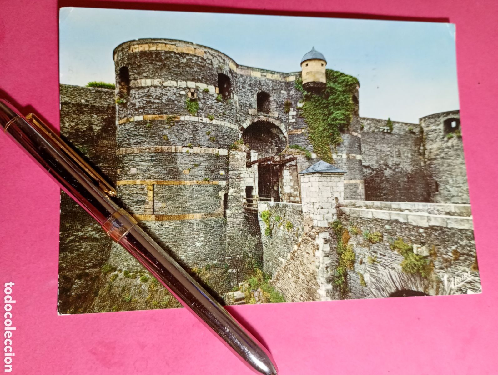 Monedas antiguas de Europa: ANGERS ENTRADA AL CASTILLO MARAVILLAS DEL VALLE DEL LOIRE en frances - detalles en fotos