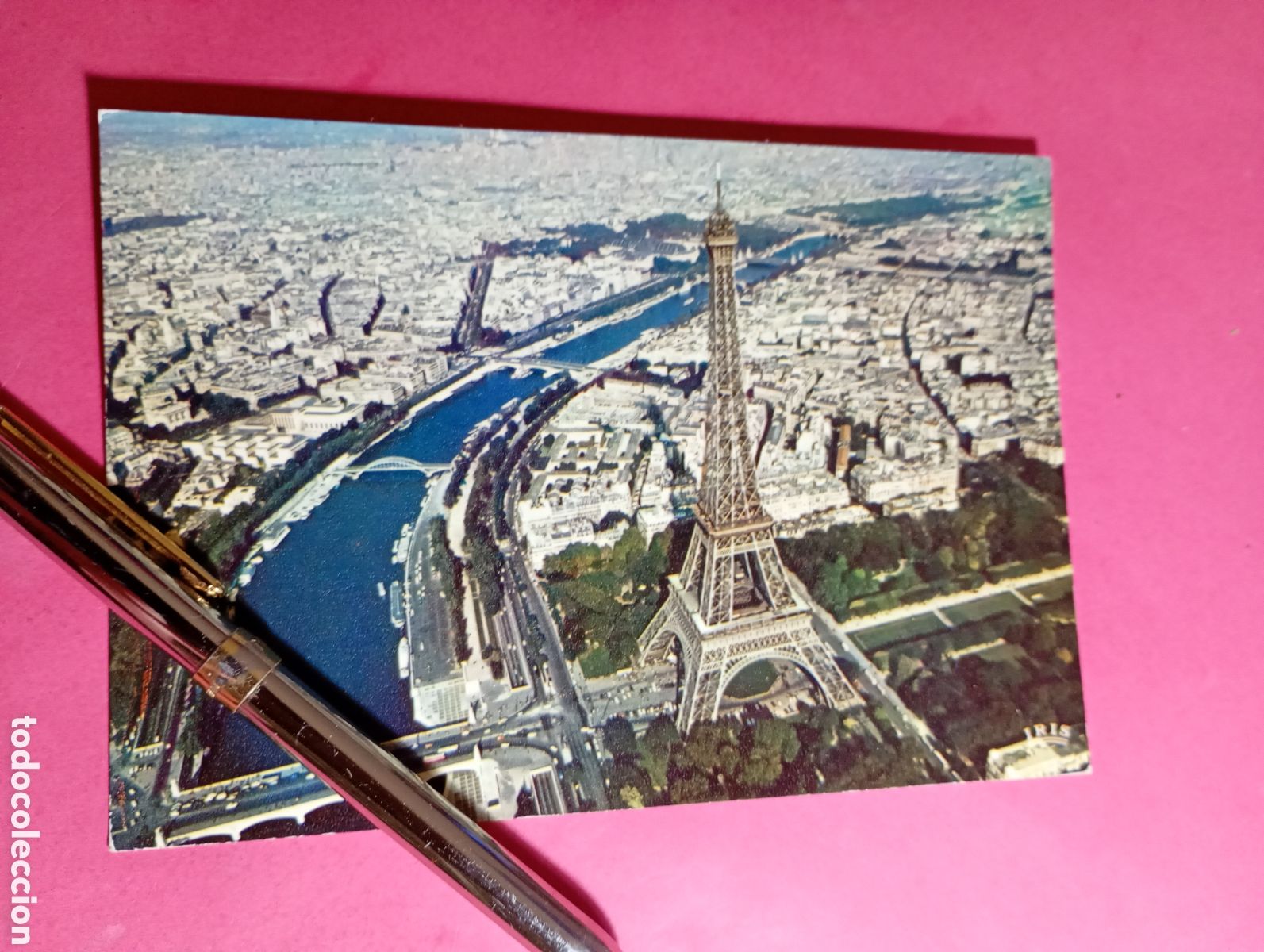 Monedas antiguas de Europa: PARIS N&ordm; 545 POSTAL IRIS '''LA TORRE EIFFEL'' en frances - detalles en fotos