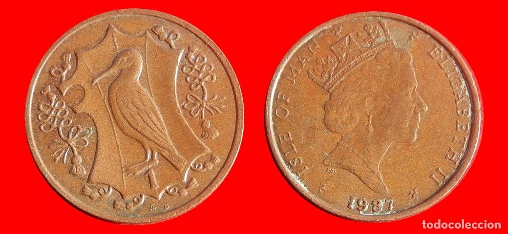Monedas antiguas de Europa: 1 PENIQUE PENNY 1987 ISLA DE MAN-157160
