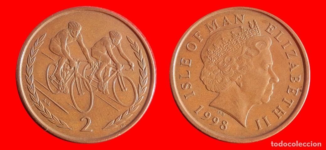 Monedas antiguas de Europa: 2 PENIQUES PENCE 1998 ISLA DE MAN-157164
