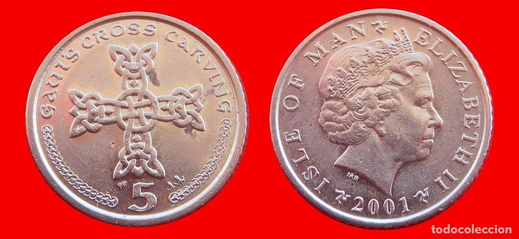 Monedas antiguas de Europa: 5 PENIQUES PENCE 2001 ISLA DE MAN-157166