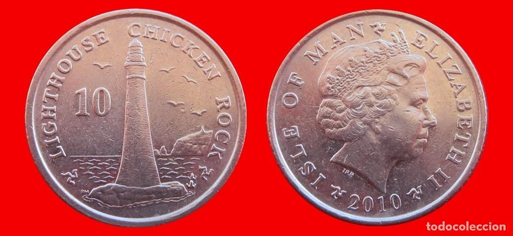 Monedas antiguas de Europa: 10 PENIQUES PENCE 2010 ISLA DE MAN-157169