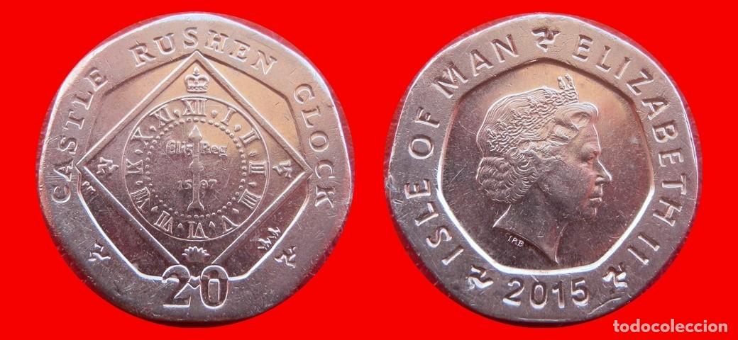 Monedas antiguas de Europa: 20 PENIQUES PENCE 2015 ISLA DE MAN-157174