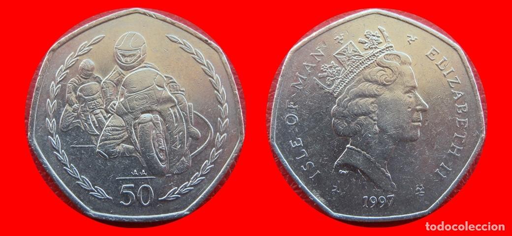 Monedas antiguas de Europa: 50 PENIQUES PENCE 1997 ISLA DE MAN-157175