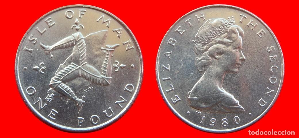 Monedas antiguas de Europa: 1 LIBRA POUND 1980 ISLA DE MAN-157178