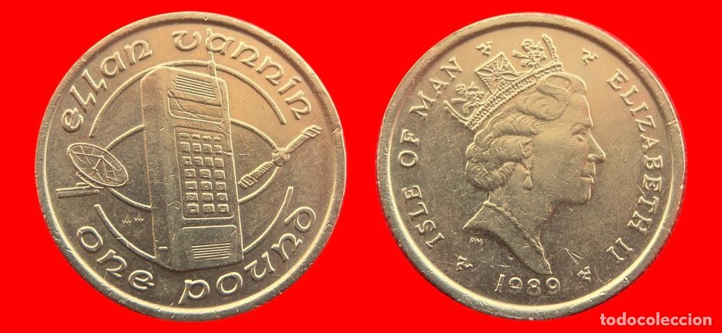 Monedas antiguas de Europa: 1 LIBRA POUND 1989 ISLA DE MAN-157179