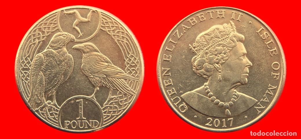 Monedas antiguas de Europa: 1 LIBRA POUND 2017 ISLA DE MAN-157181
