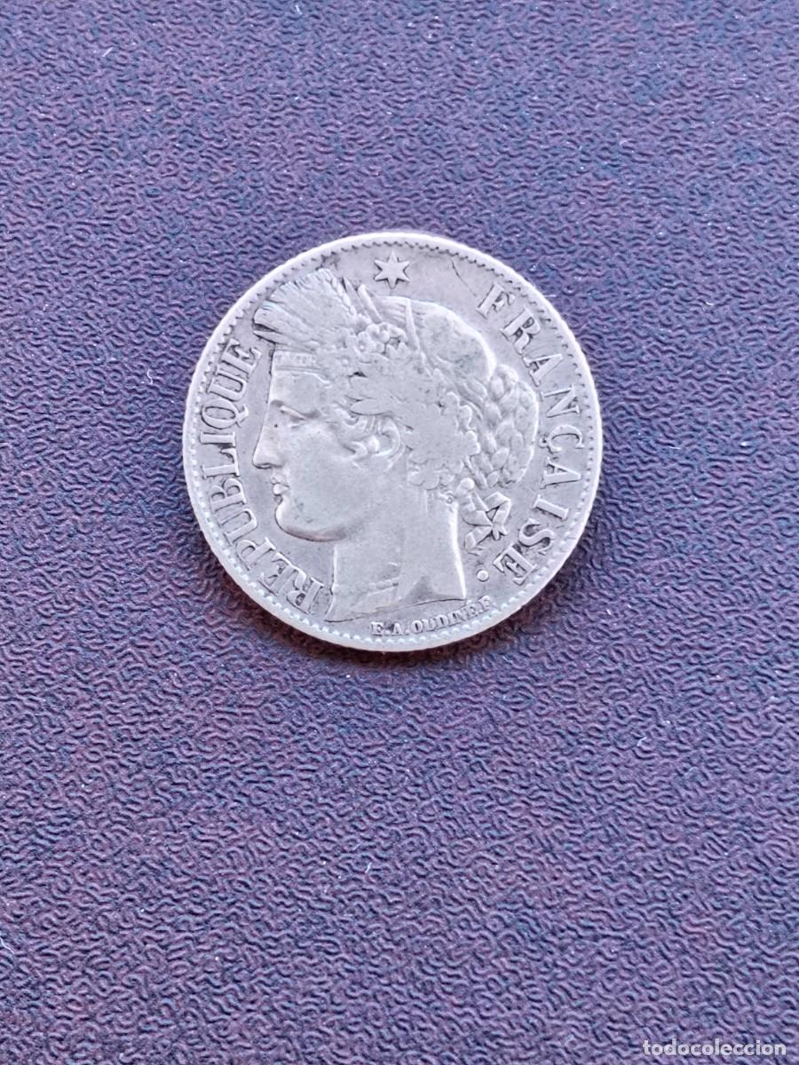 Monedas antiguas de Europa: MONEDA DE 1 FRANCO DE FRANCIA DEL A&Ntilde;O 1895.DE PLATA.