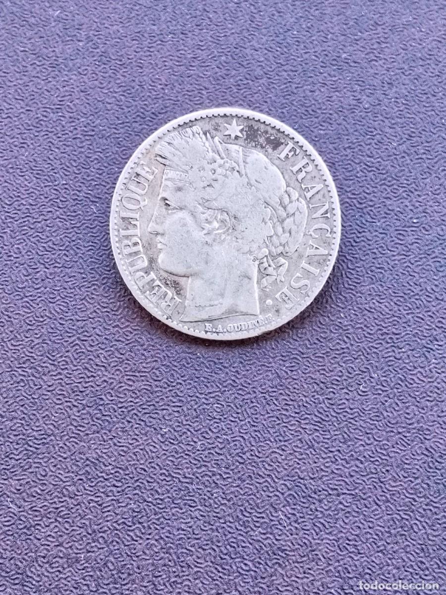 Monedas antiguas de Europa: MONEDA DE 1 FRANCO DE FRANCIA DEL A&Ntilde;O 1894.DE PLATA.