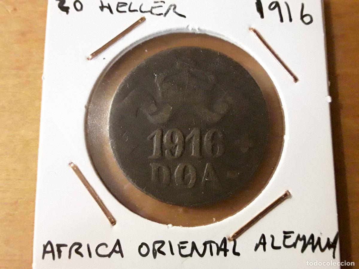 Monedas antiguas de Europa: AFRICA ORIENTAL ALEMANA - 20 HELLER A&Ntilde;O 1916.
