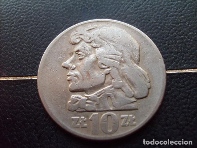 Monedas antiguas de Europa: POLONIA 10 ZLOTYCH 1960