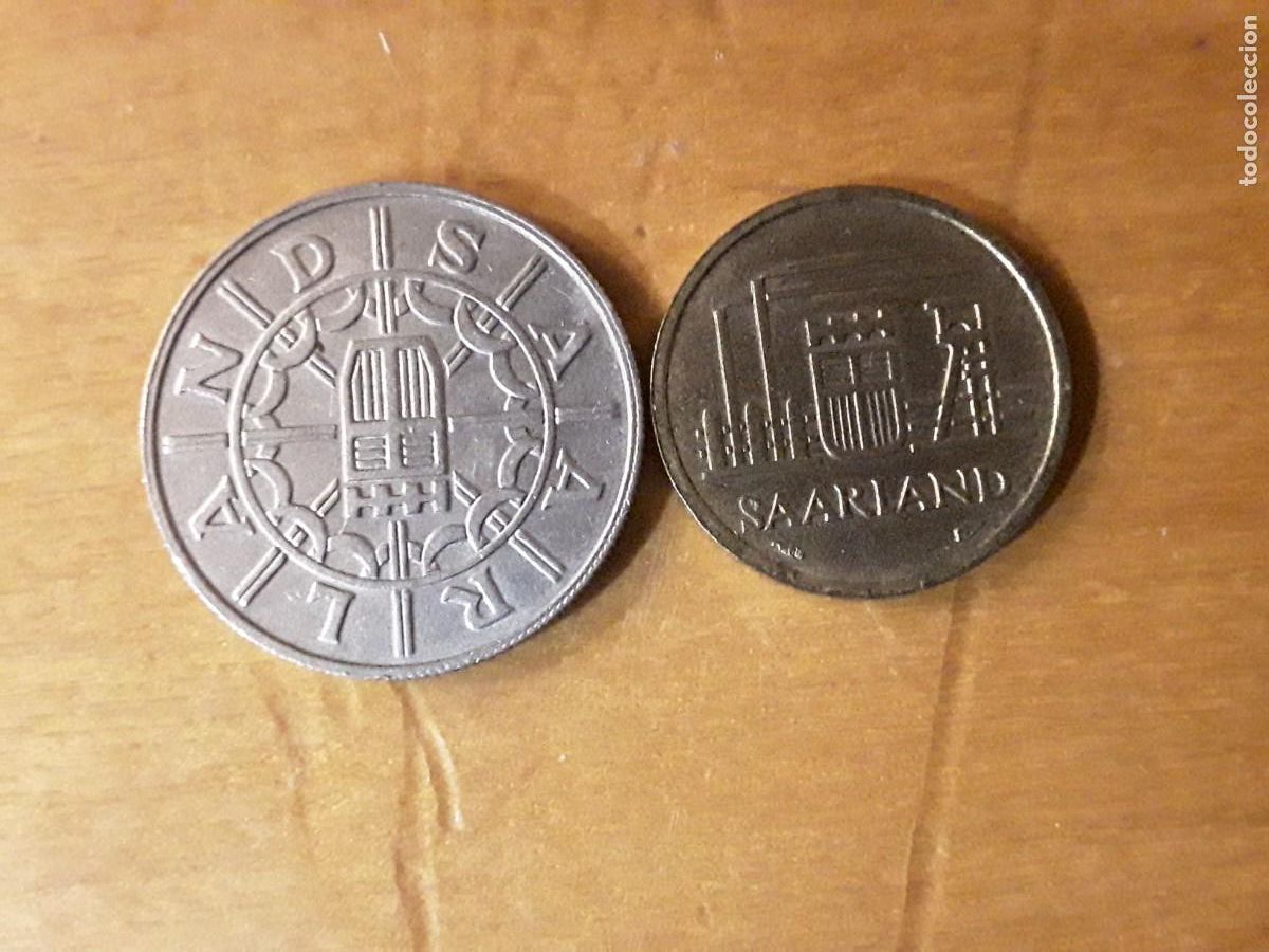 Monedas antiguas de Europa: SAAR - LOTE 10 FRANKEN A&Ntilde;O 1954 + 100 FRANKEN A&Ntilde;O 1955.