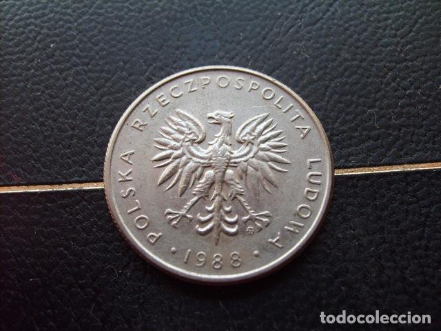Monedas antiguas de Europa: POLONIA 10 ZLOTYCH 1988