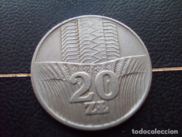 Monedas antiguas de Europa: POLONIA 20 ZLOTYCH 1976