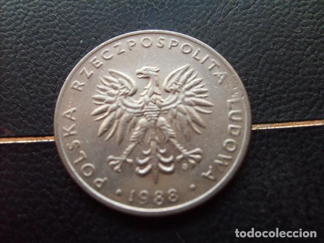 Monedas antiguas de Europa: POLONIA 20 ZLOTYCH 1988