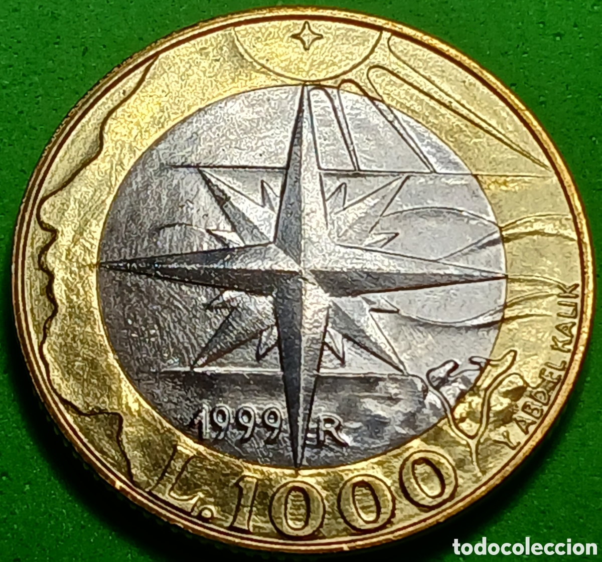 Monedas antiguas de Europa: San Marino 1000 liras 1999 km#395