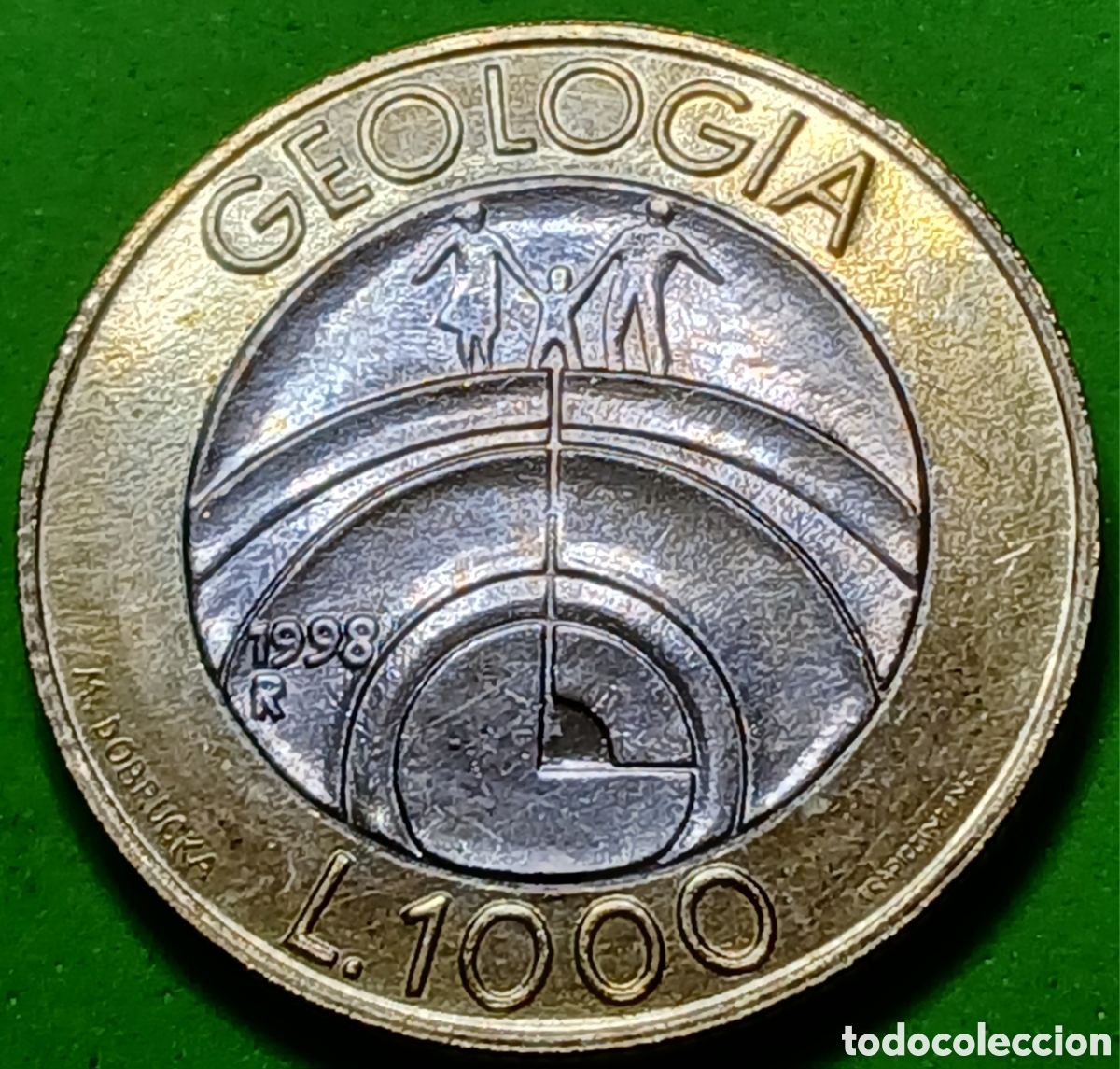 Monedas antiguas de Europa: San Marino 1000 liras 1998 km#384