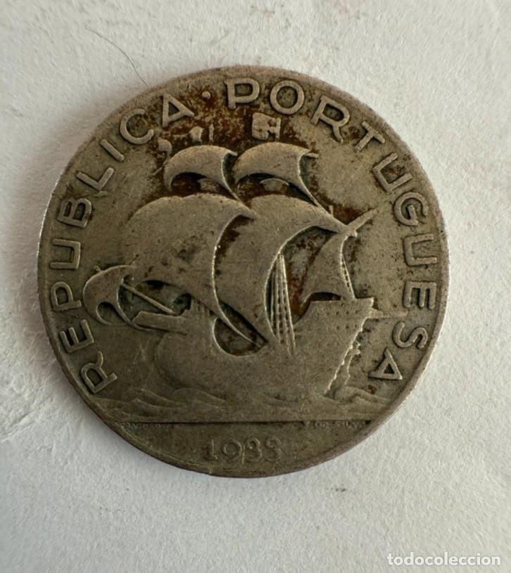 Monedas antiguas de Europa: Moneda de plata Portugal 2,50 Escudos 1933 carabela plata 650
