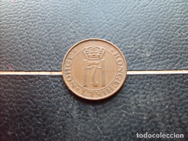 Monedas antiguas de Europa: * NORUEGA 1 ORE 1937 *