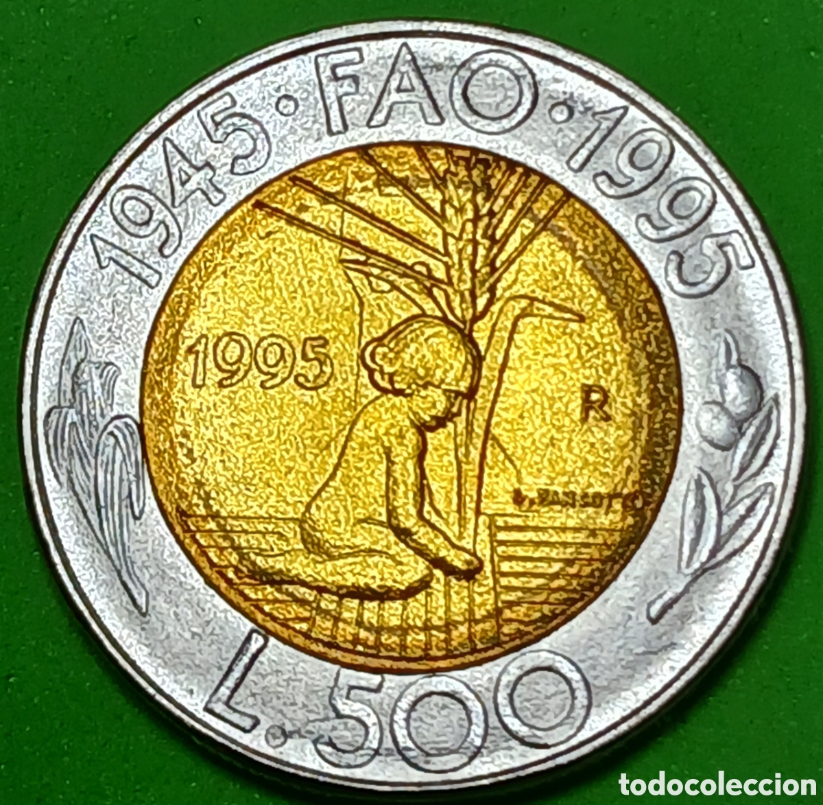 Monedas antiguas de Europa: San Marino 500 liras 1995 km#330