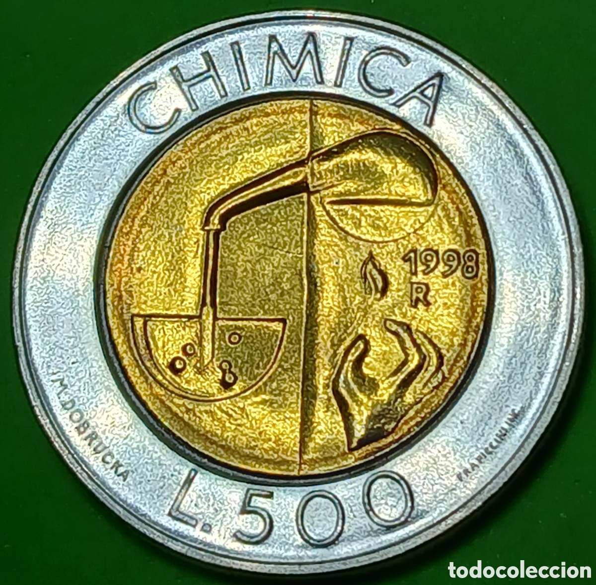 Monedas antiguas de Europa: San Marino 500 liras 1998 km#383
