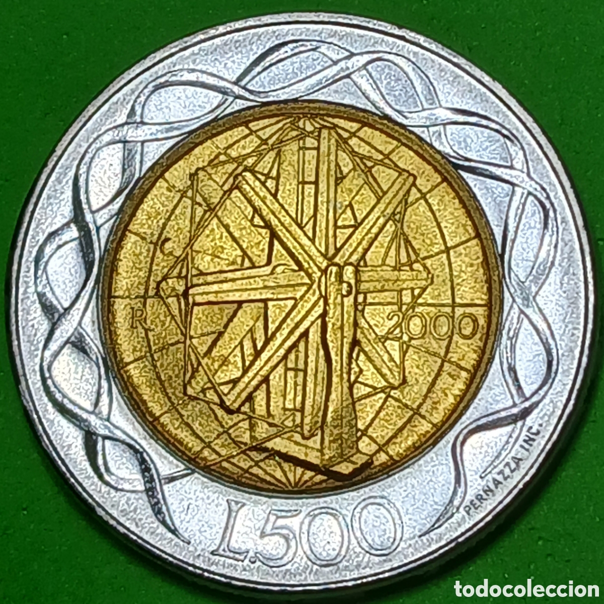 Monedas antiguas de Europa: San Marino 500 liras 2000 km#404 poco com&uacute;n!!!