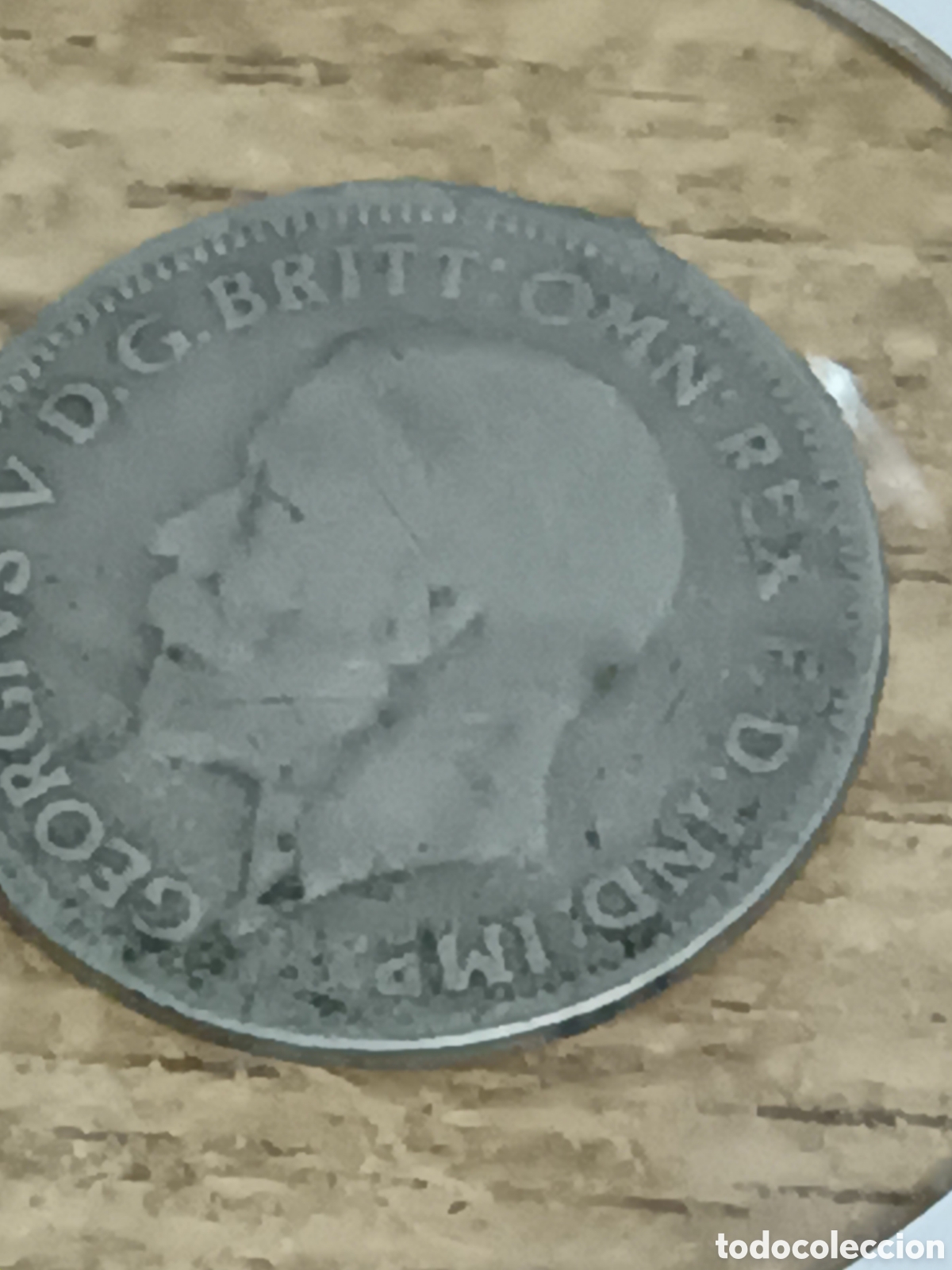Monedas antiguas de Europa: 6 PENIQUES 1/4 DE LIBRA DE PLATA JORGE V 1936