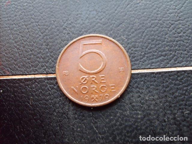 Monete antiche di Europa: * NORUEGA 5 ORE 1979