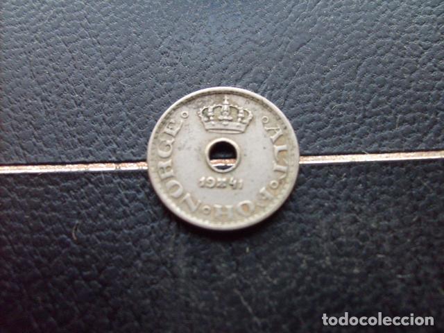 Monedas antiguas de Europa: * NORUEGA 10 ORE 1941