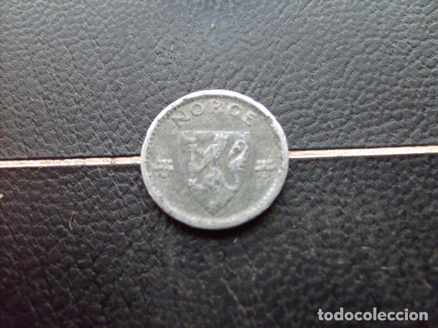 Monedas antiguas de Europa: * NORUEGA 10 ORE 1942