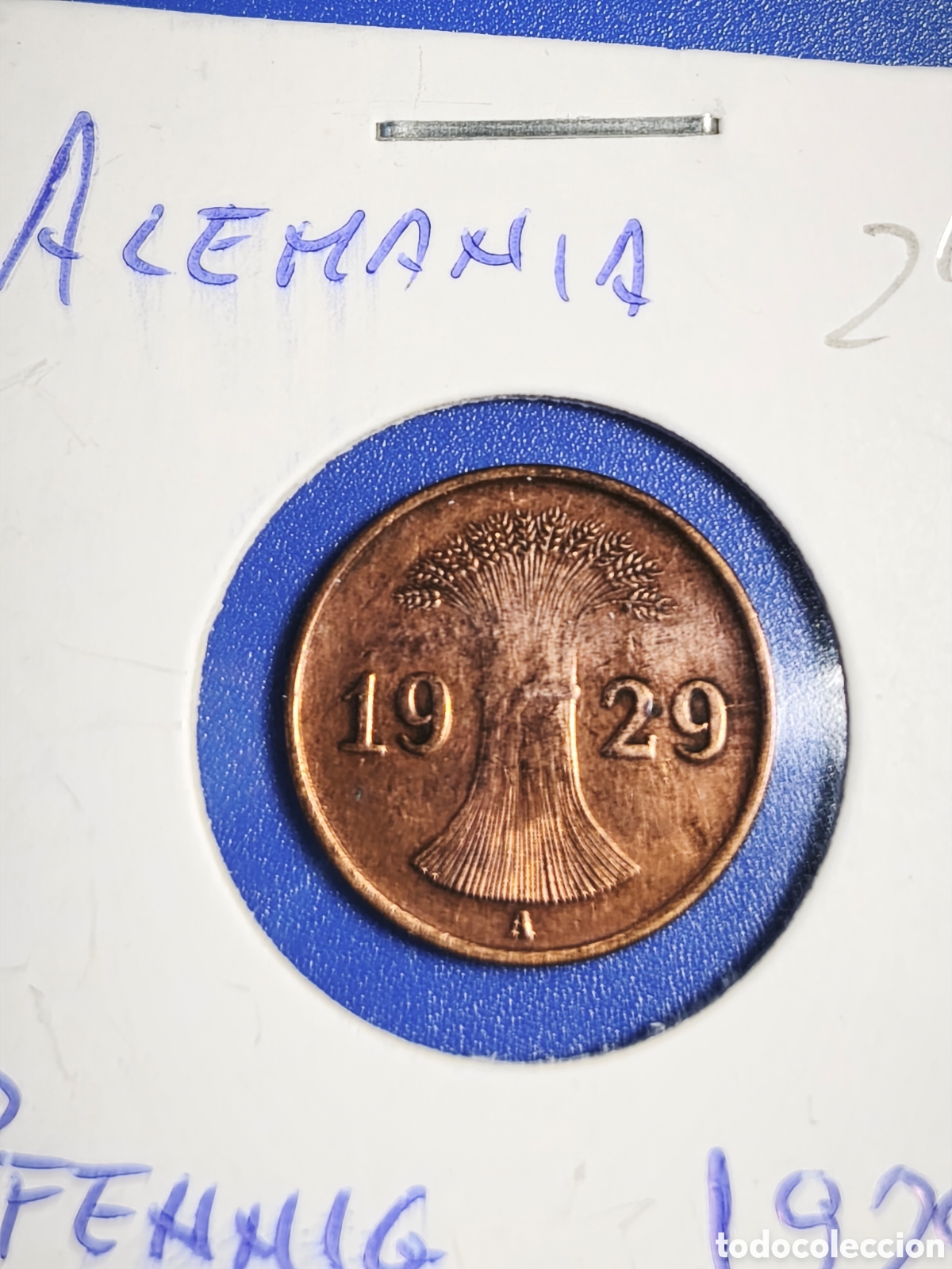 Monedas antiguas de Europa: Alemania. 1929. Pfennig
