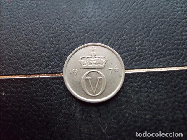 Monedas antiguas de Europa: * NORUEGA 10 ORE 1976